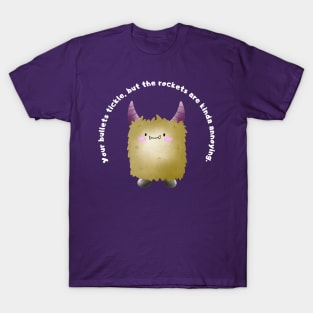 Your Bullets Are Tickelish Cute Cartoon Kaiju (MD23QU006) T-Shirt